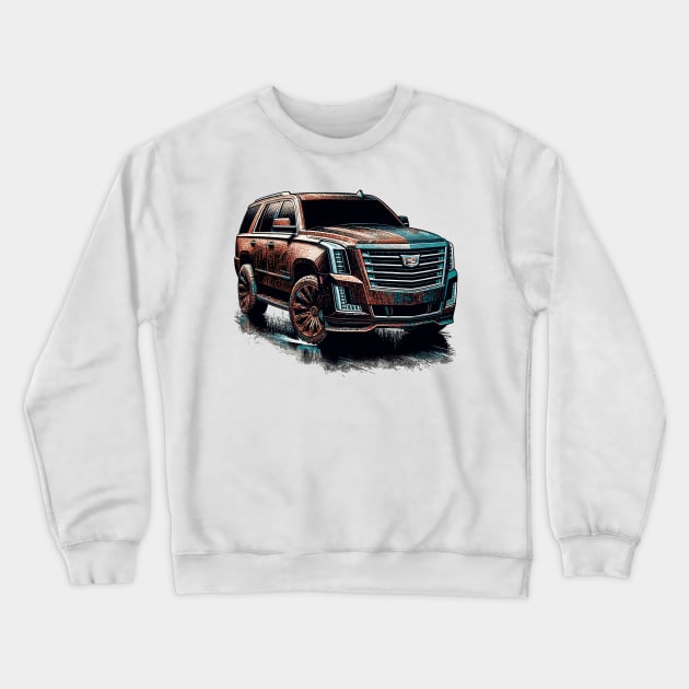 Cadillac Escalade Crewneck Sweatshirt by Vehicles-Art